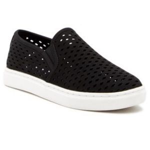 Steve Madden Perforated Suede leather Slip on Sneakers